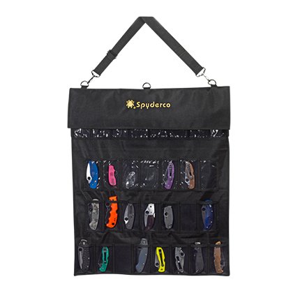 Spyderco SP1 SpyderPac Large 30-Pocket Travel Case - SPYDERCO