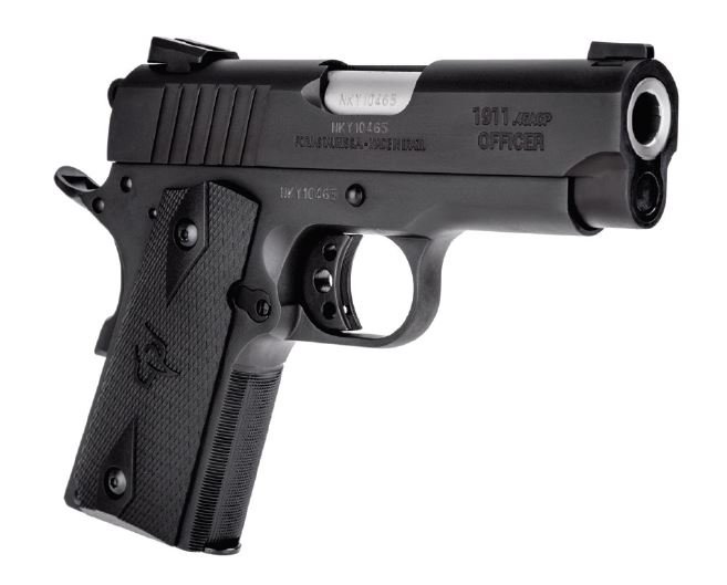 Taurus 1-191101OFC 1911 Officer 45 ACP 3.5" Matte Black Pistol 6+1