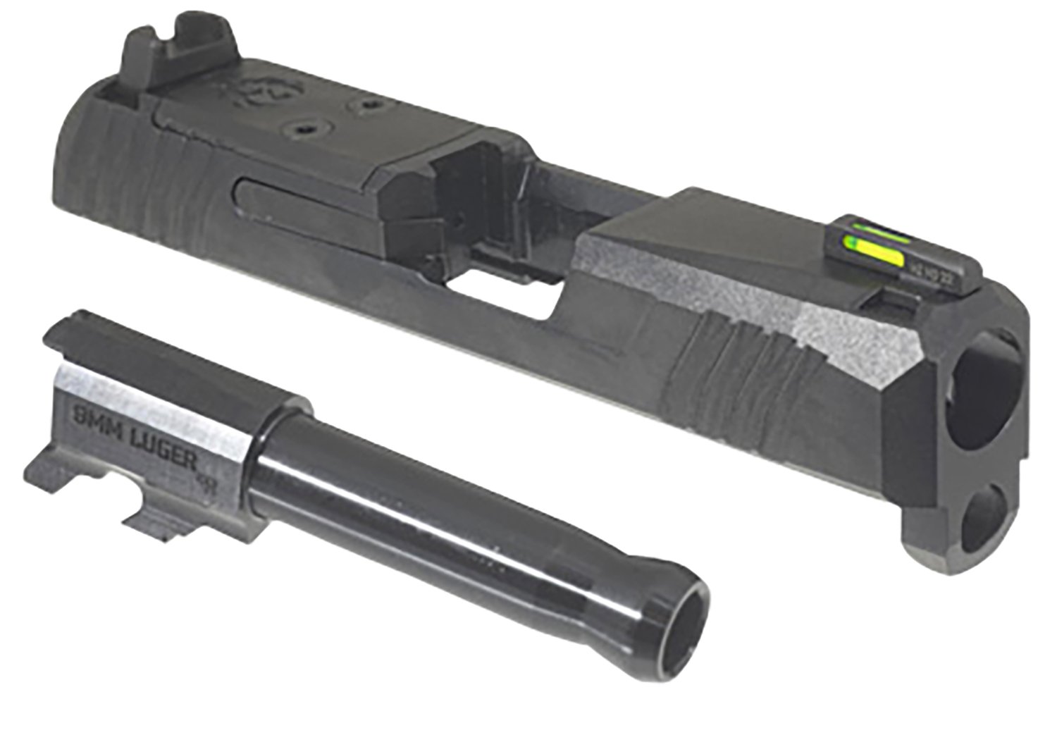 Ruger Max-9 Slide Assembly Fits 9mm Luger Black Optic Ready/Serrated