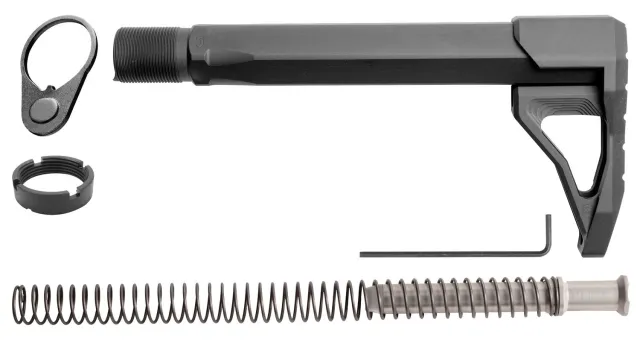 B5 SYSTEMS RMSA Mini Stock Assembly Black 7075 Aluminum - B5 SYSTEMS