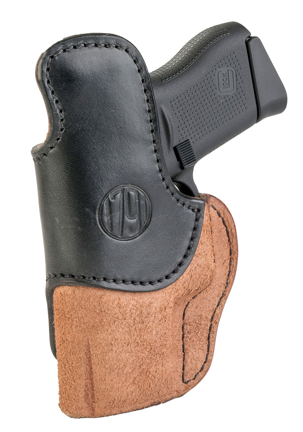 1791 Gunleather RCH-3-BLB-R Rigid Holster Brown/Black RH Size 3 - 1791 Gunleather - BLACK/BROWN