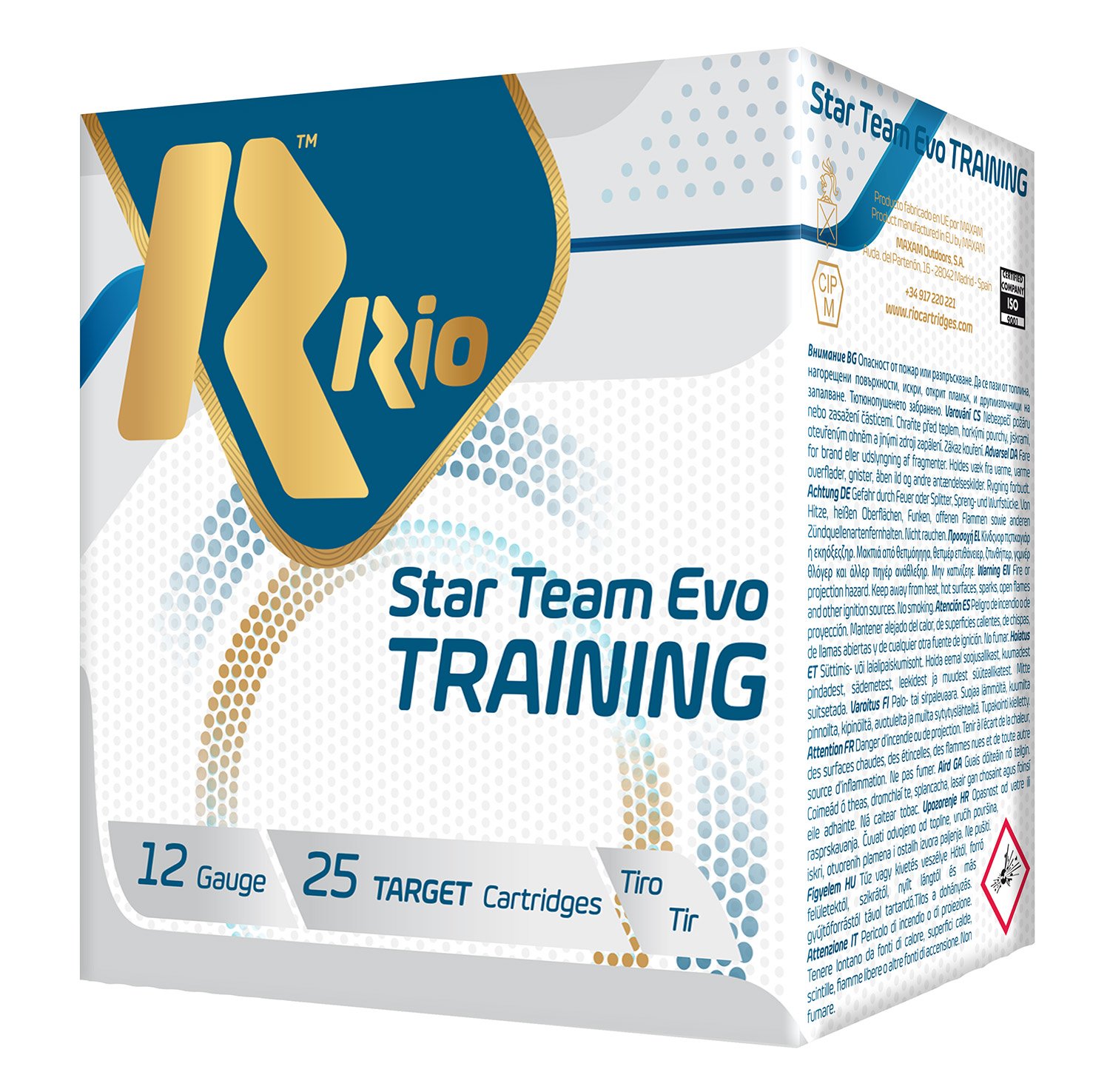 RIO Ammunition Stt24lt8 Star Team Training 24 Light 12Gauge 2.75" 7/8Oz