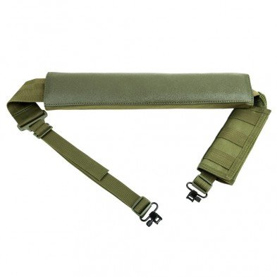 NcStar AASHG Shotgun Bandolier Sling with Swivels, Green