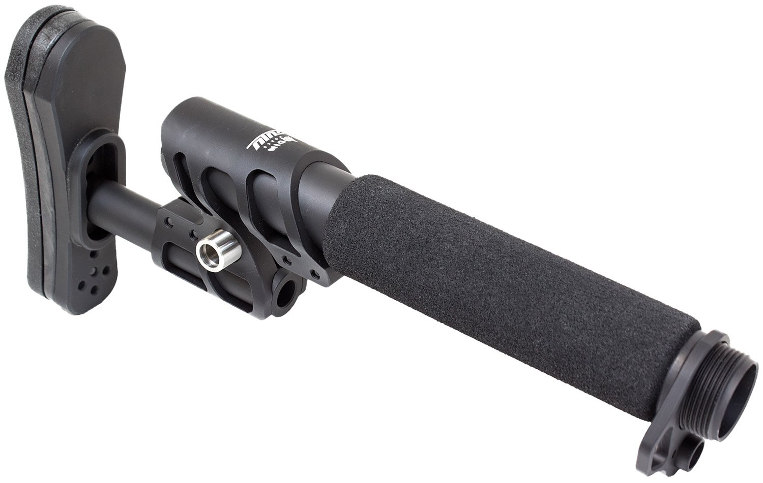 Odin Works Zulu 2.0 Adjustable Stock Kit Black Fits AR15 OS-ZULU-KIT-BLK