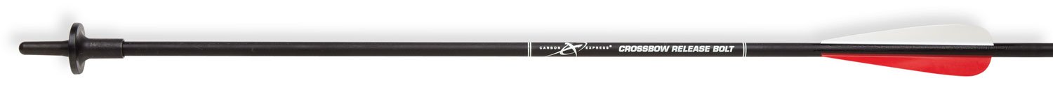 Carbon Express 55604 Crossbow Release Bolt 22 in Carbon Fiber Black Red - CARB - CROSSBOW RELEASE BOLT