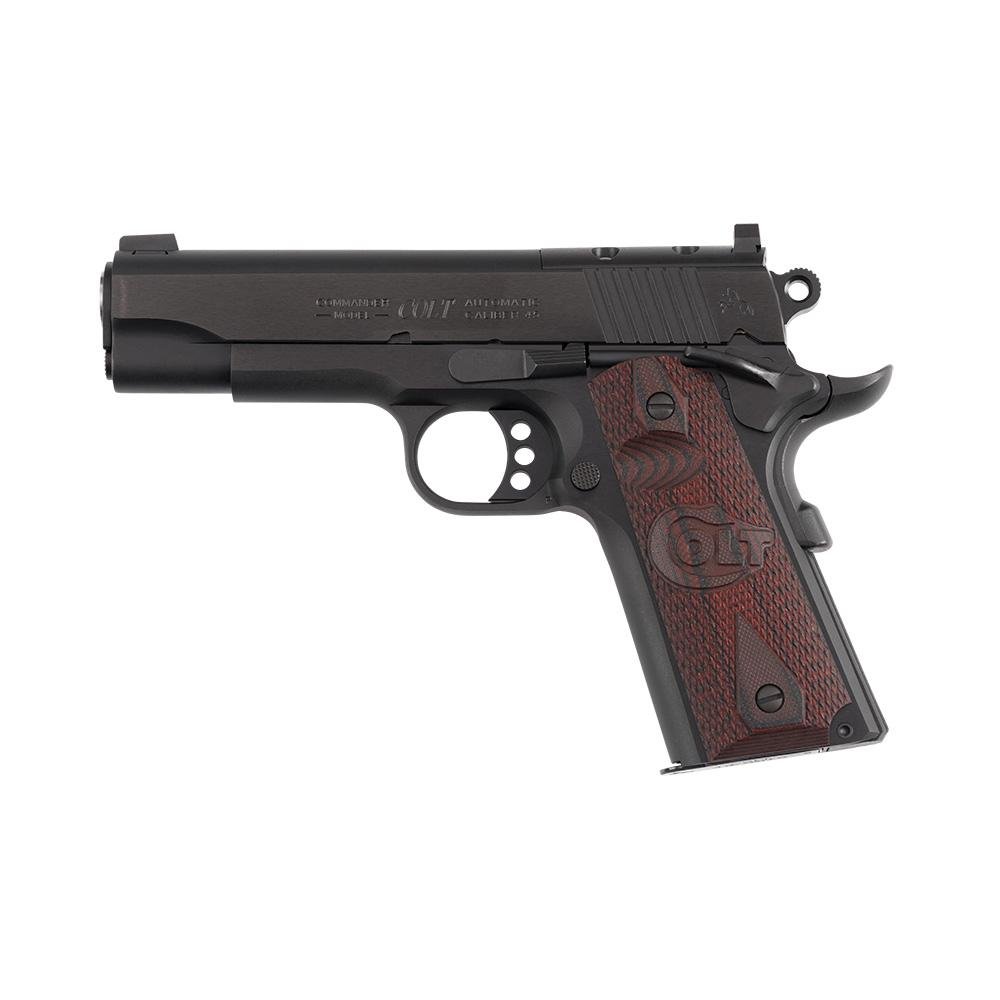 Colt 1911 OR Combat Commander Pistol 45 ACP 4.25 in. Blued 8 rd. - Colt