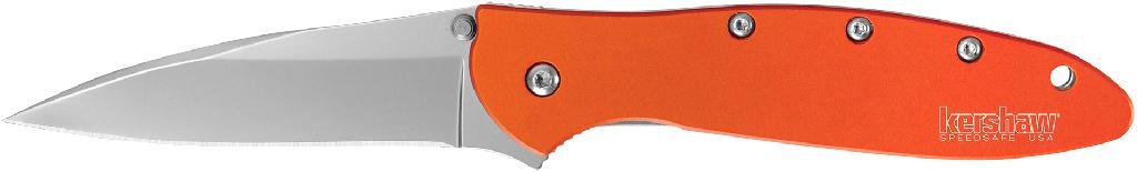 KERSHAW 1660ORX Plain Edge Assisted-Open Orange USA Made