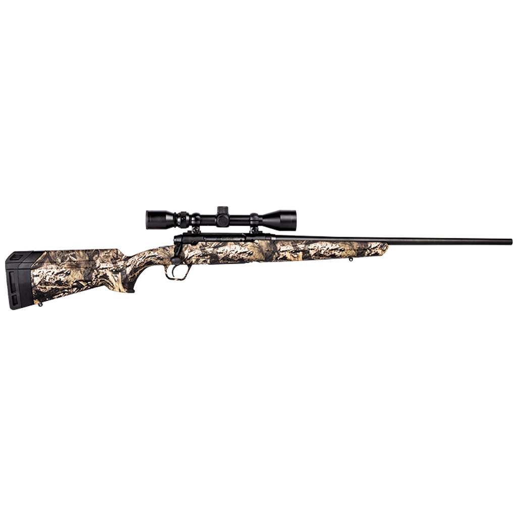 Savage Arms 58124 Axis XP Full Size 400 Legend 4+1 18" Carbon Steel, Black Barrel/Rec, Drilled & Tapped, Mossy Oak Break-Up Country Synthetic Stock, Weaver 3-9x40mm Scope