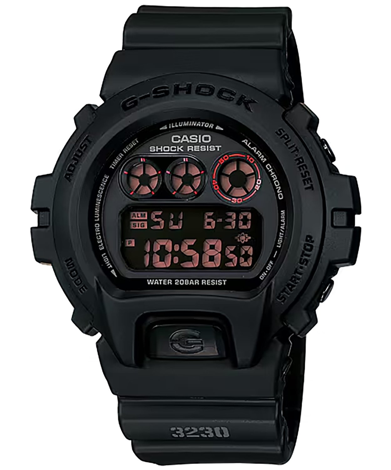G-SHOCK DW6900MS1CR Men's G-Force Black Watch