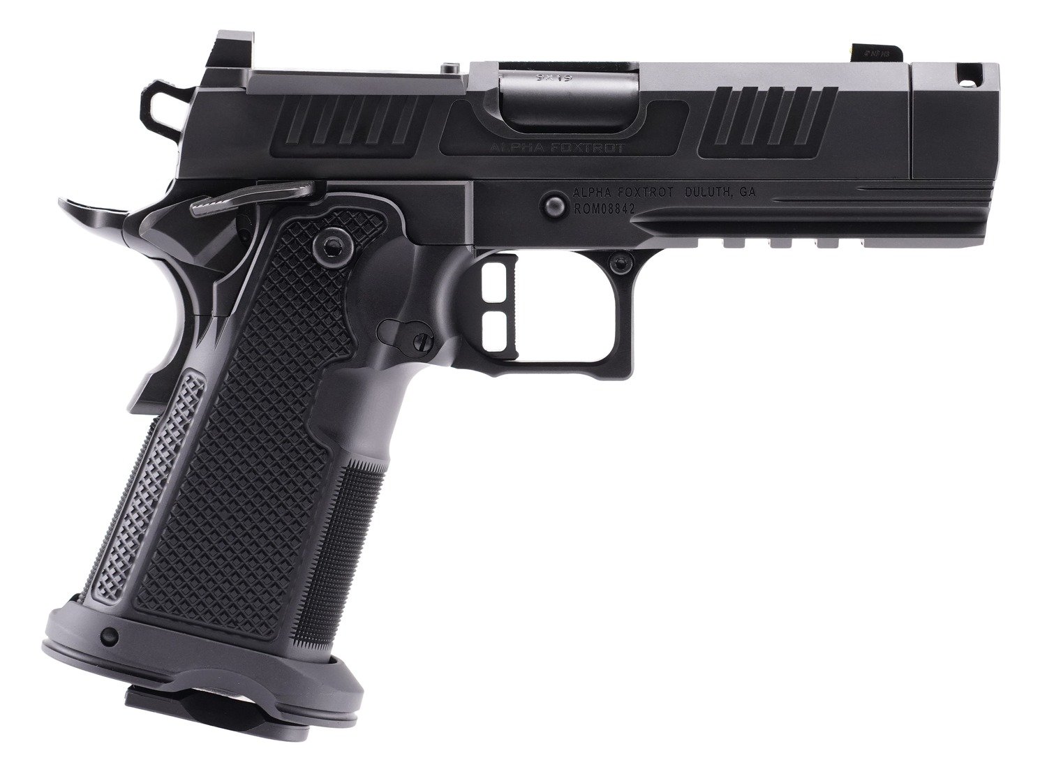 AF AA47X1QIG-XDBK19 AF1911-ROMULUS 9MM 3.5" TH - Alpha Foxtrot