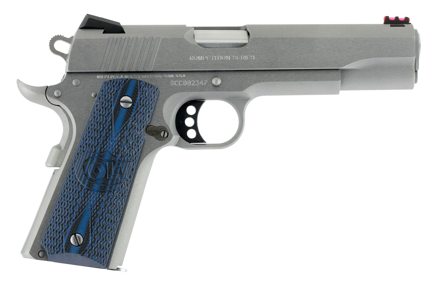 Colt O1070CCS 45 ACP 5 in Brushed Stainless 8+1 Single Action Pistol - Colt - 45 ACP