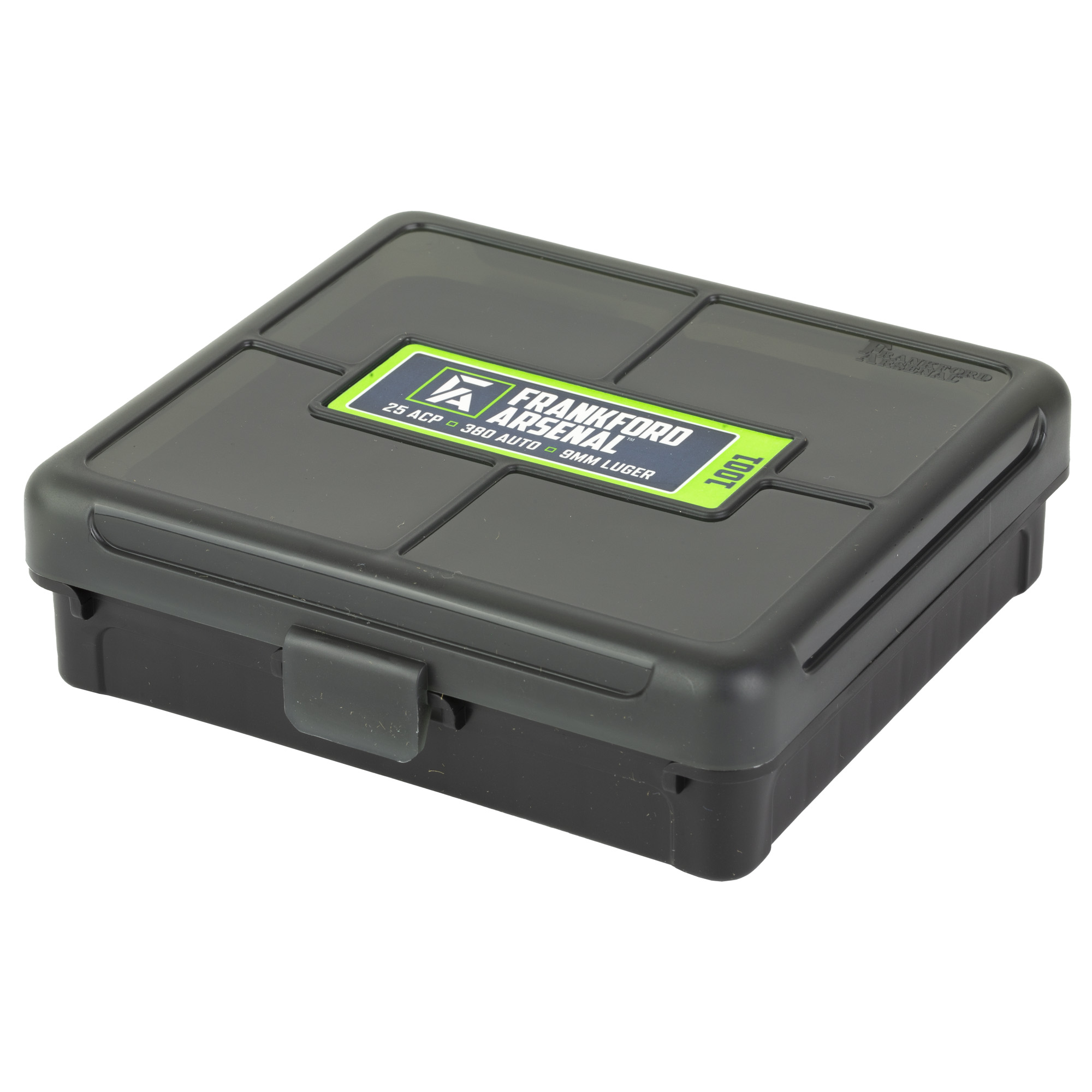 Frankford Arsenal Hinge-Top Ammo Box #1001 380-9mm  100 ct.