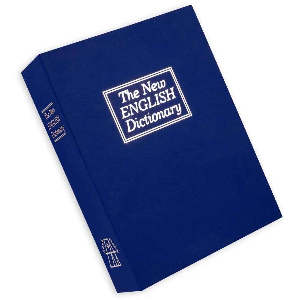 Bulldog BD1180 Deluxe Diversion Book Safe Combination Entry Blue Steel H... - Bulldog - BLUE