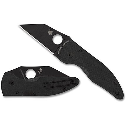 Spyderco C264GPBK MicroJimbo Black G-10 Handle Black Blade - SPYDERCO