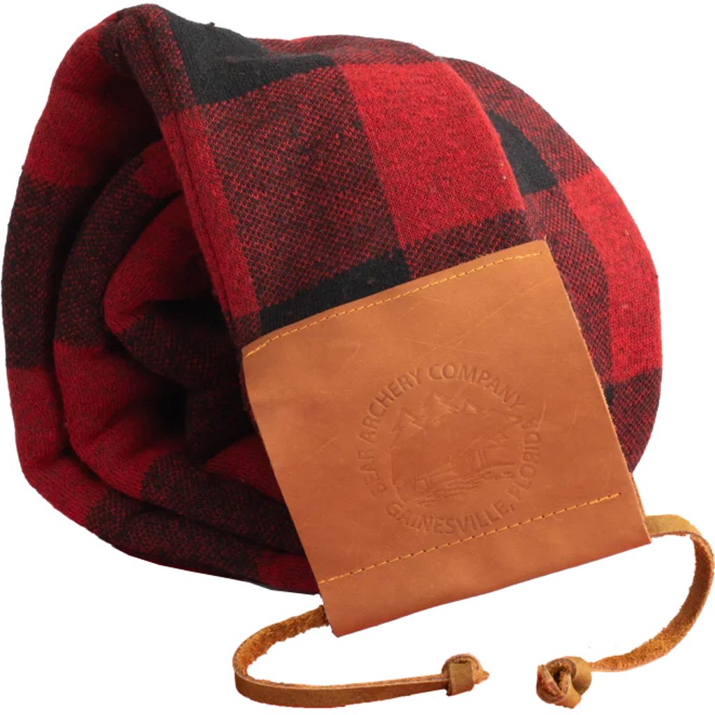 Bear AT23BS Bow Sock, Sherpa Lined, Plaid Exterior, Leather Tie End