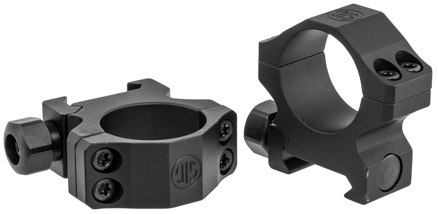 Sig Sauer SOA10019 Alpha 1 1 inch Low Scope Ring Set Matte Black Aluminum