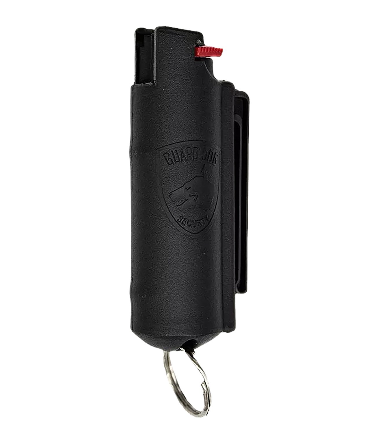 SKYLINE USA INC PSGDQABK Quick Action Red Pepper 16 ft Black Includes Belt Clip/Keychain - GuardDog