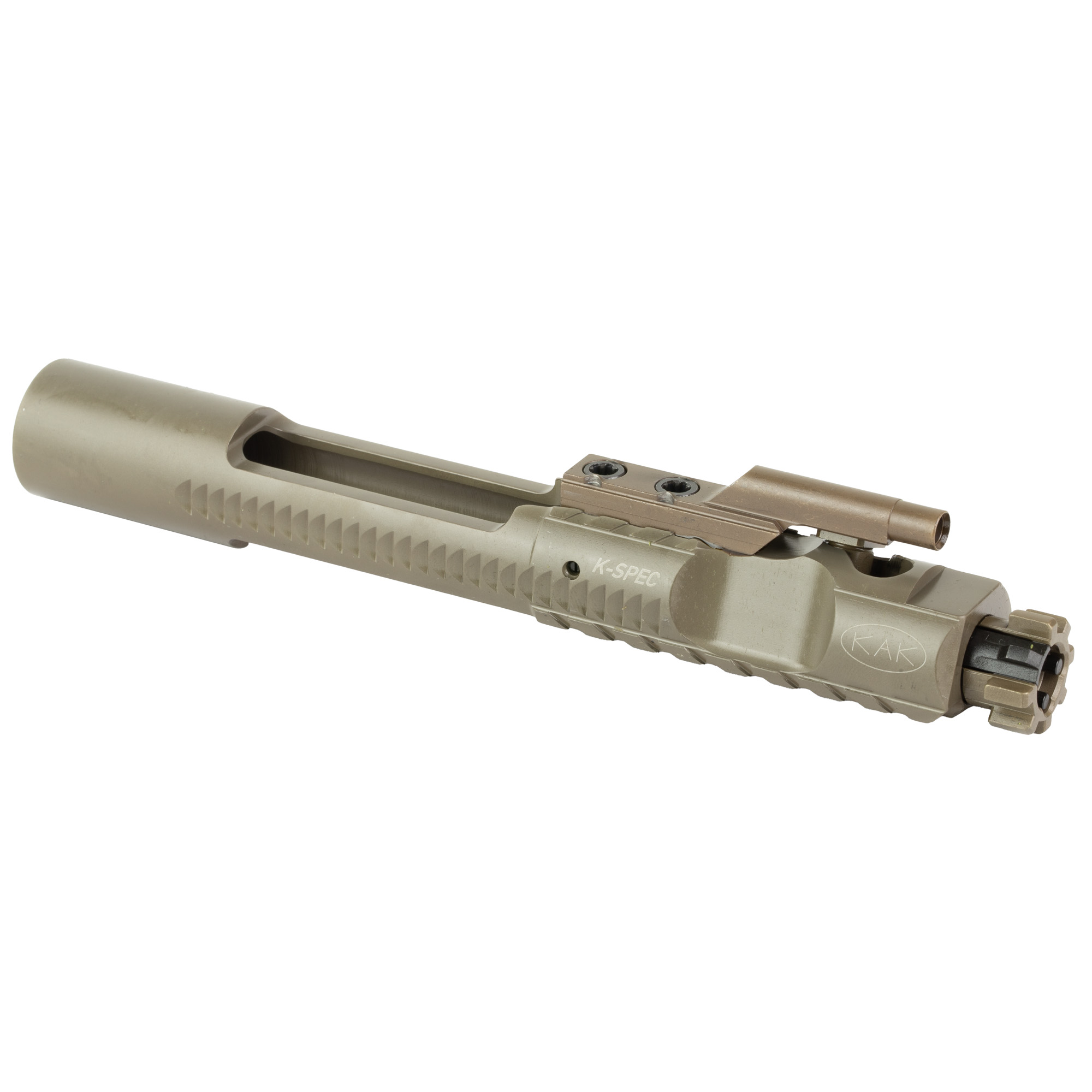 KAK Industry 425-0507-003 AR-15 Bolt Carrier Group, 9310 Steel, FDE PVD Finish