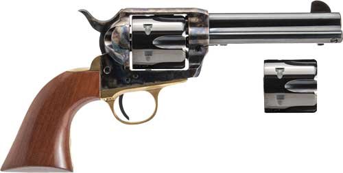 Cimarron PPP45DC Pistolero 45LC/45ACP 4.75" Dual Cylinder CC/BL/BR