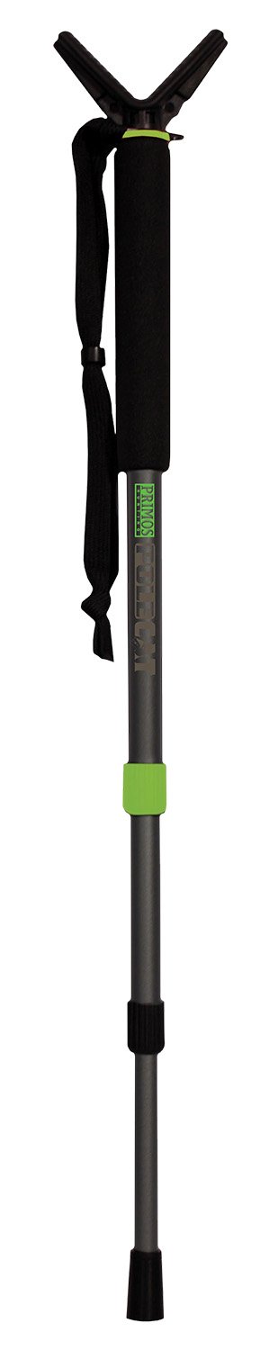 Primos 65480 Monopod 16-38 in Aluminum Black Three Piece Adjustable - Primos
