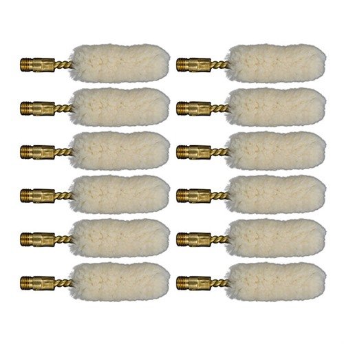 Brownells Wool Bore Mop 20 Gauge 12 Pack