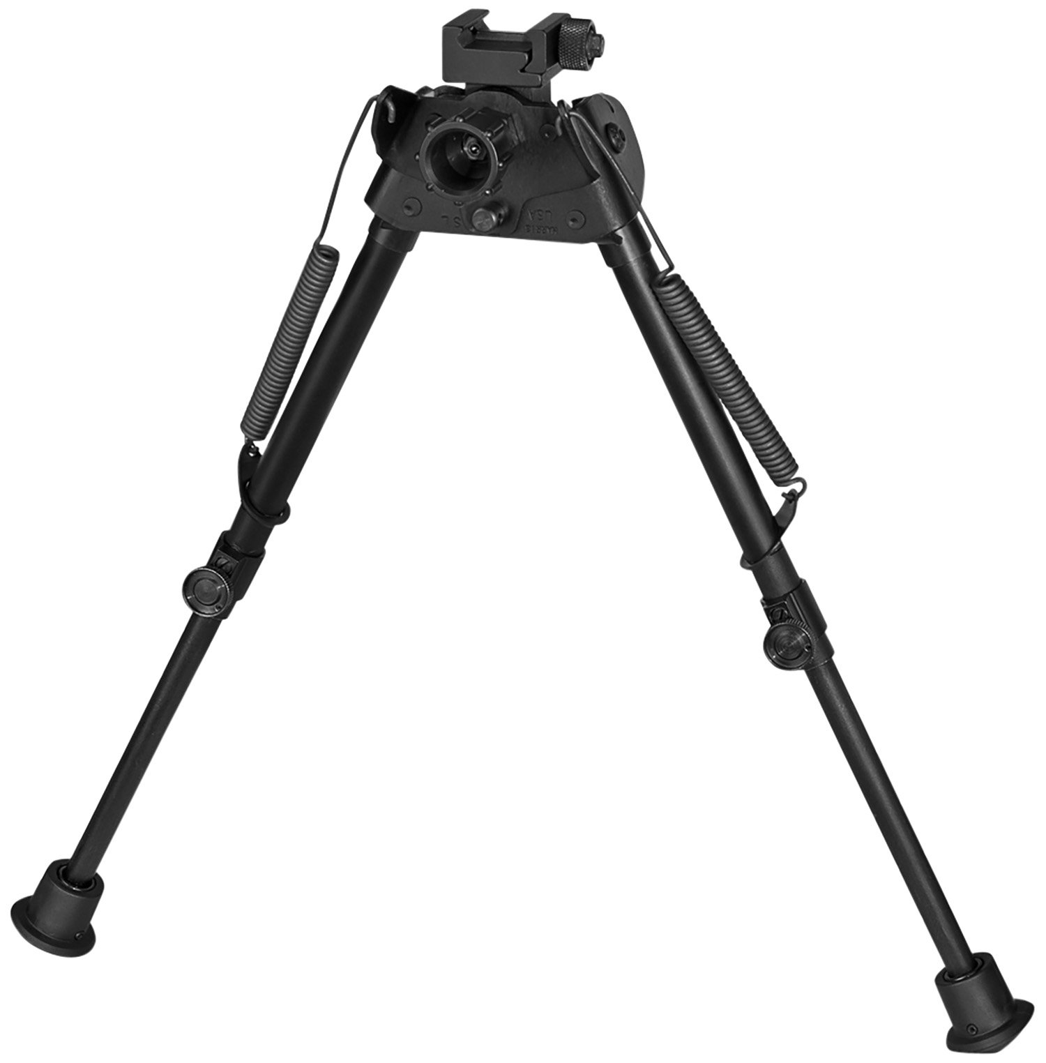 Buy Harris Engineering S-LP Sporting Bipod, Black, Hinged Base, 9-13 Inch, Steel/Alloy, Hard Rubber Legs online
