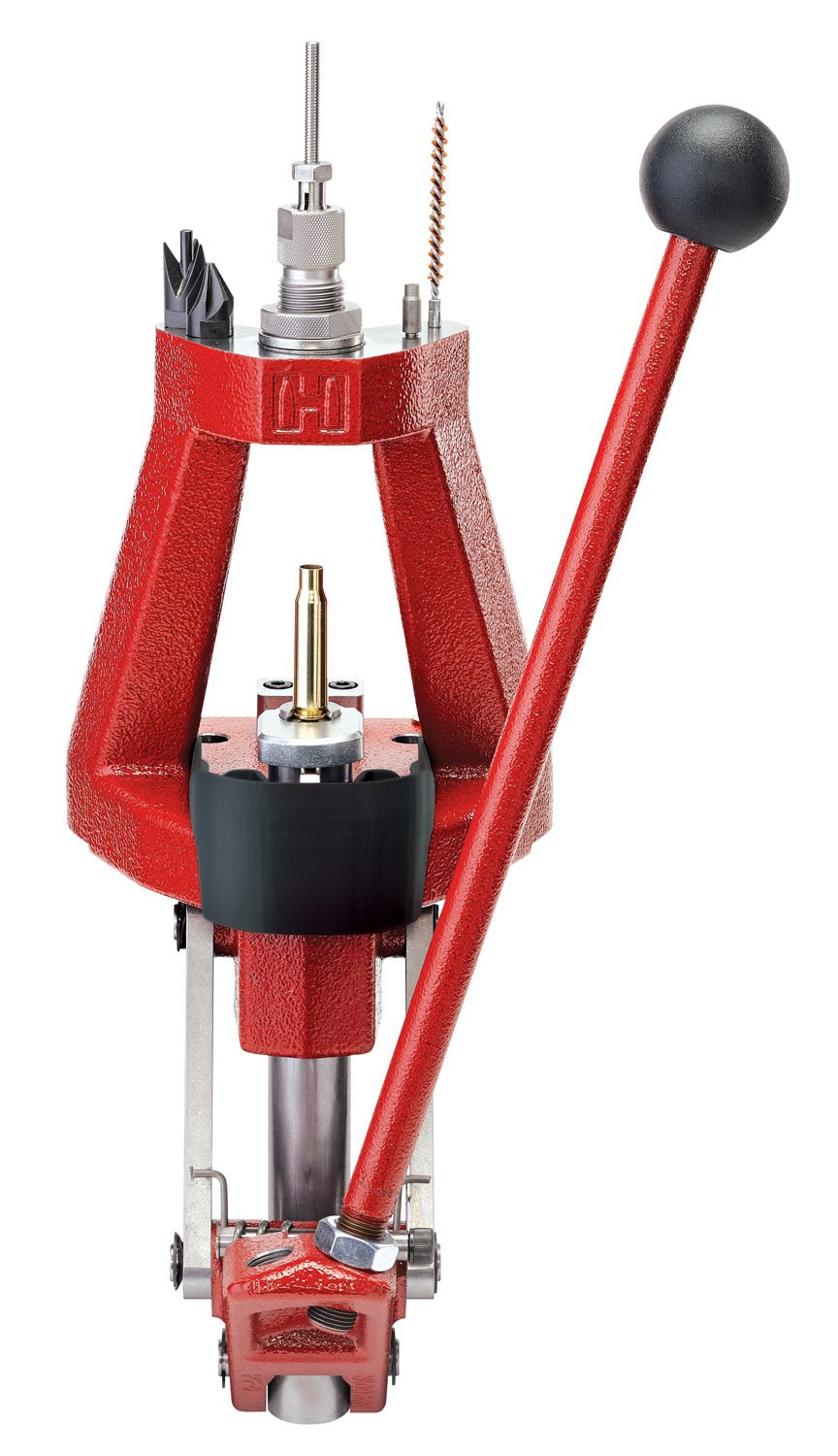 Hornady Lock-N-Load Iron Press Cast Iron - Heavy Duty, Ambidextrous Frame - Consistent, Precise Reloading - Efficient Priming System - Accessory Mounting Deck - Spring Assist Ram - Fast Changeovers - Horn Hunter - CAST IRON