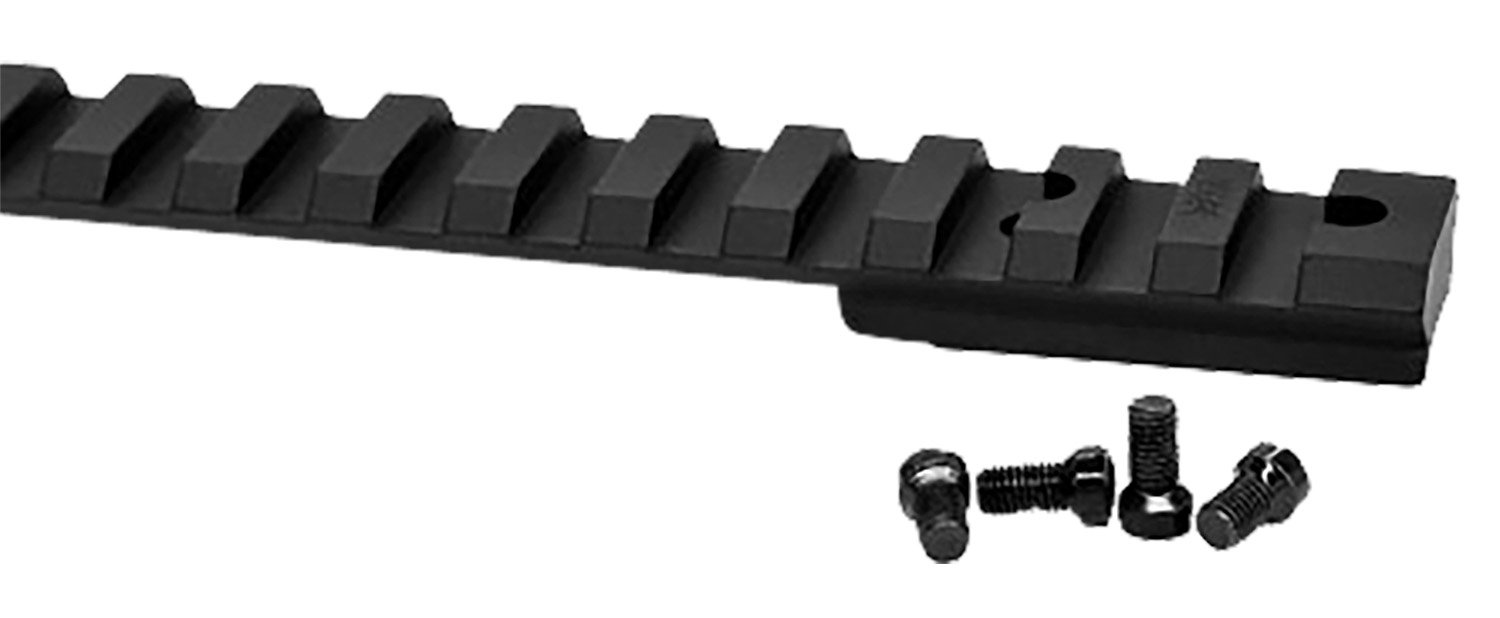 Warne V450M Picatinny Rail Howa 1500 Weatherby Vanguard 0 MOA Black Aluminu - Warne - VAPOR