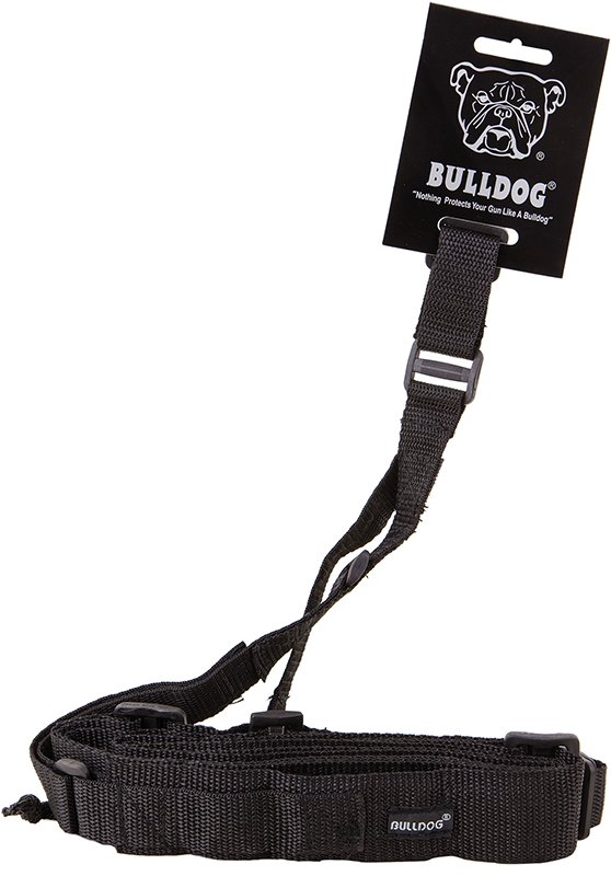 Bulldog BD825 Tactical 3-Point Sling Black Nylon Quick Detach Adjustable - Bulldog - QUICK DETACH