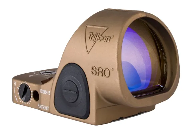 TRIJICON SRO 2.5 MOA Adjustable LED Green Dot Coy Brown - View 3