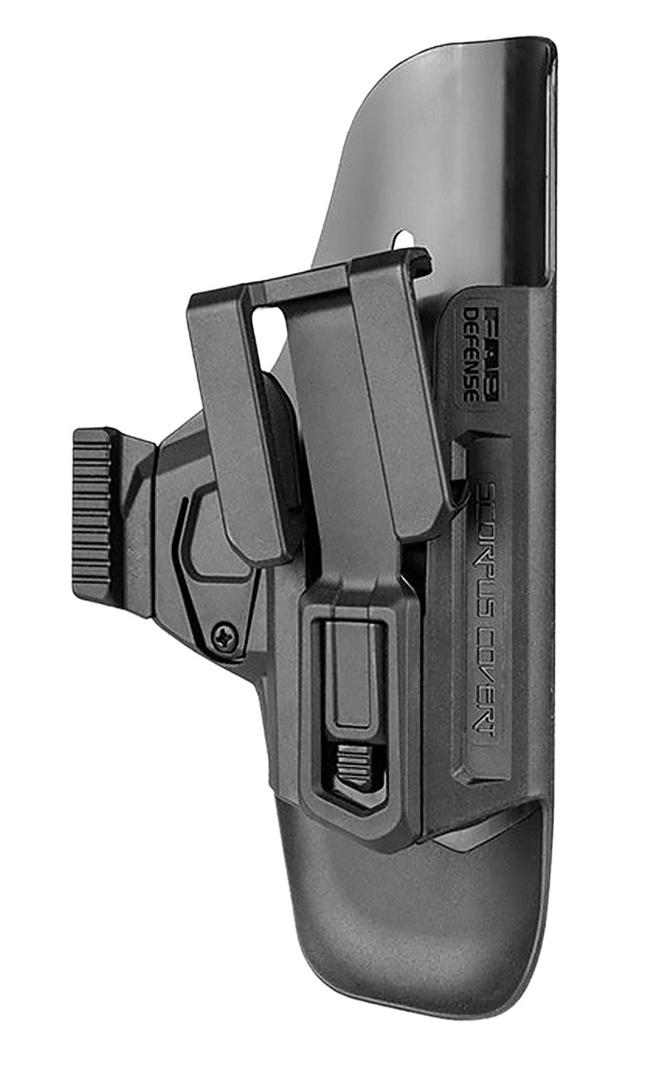 FAB Defense SCCG9B Scorpus Covert IWB Holster Black Polymer Right Hand