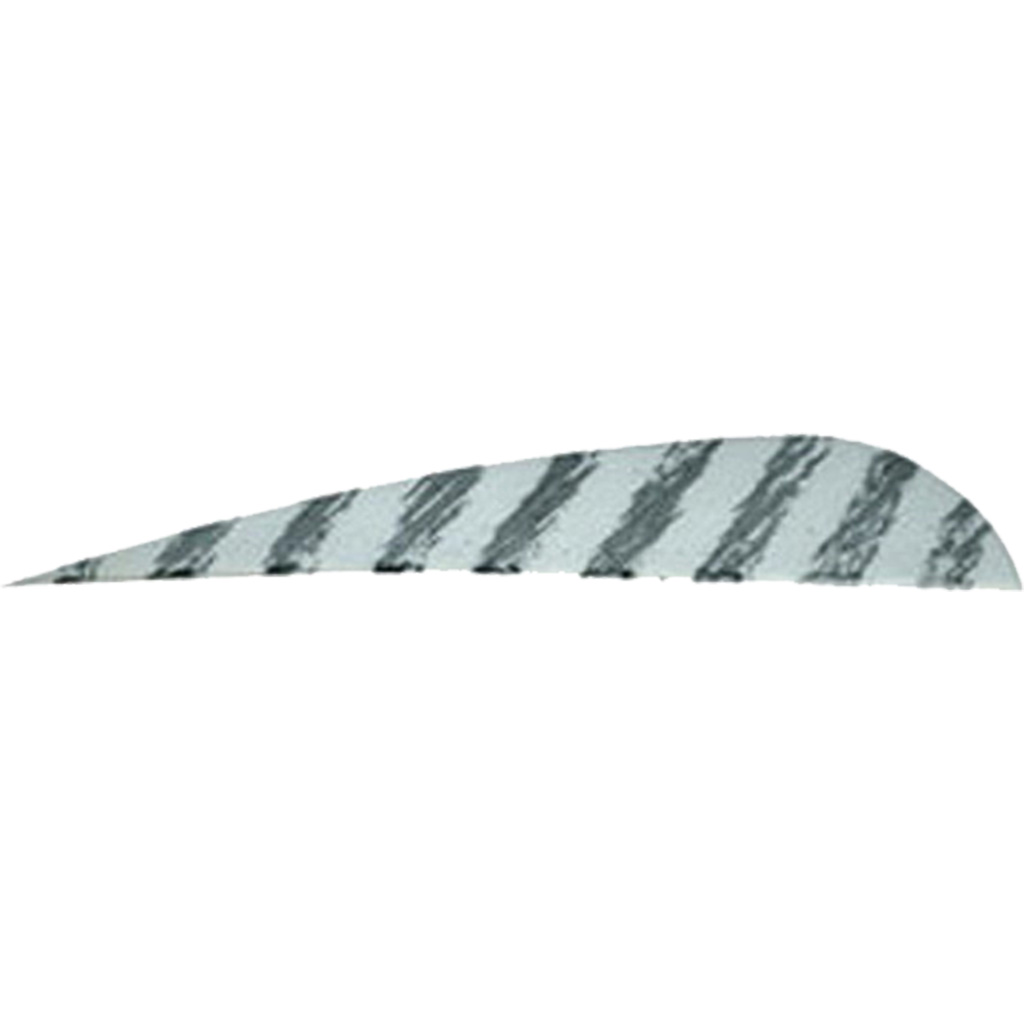 Gateway 400RPBWH-50 Barred Feathers White 4" RW 50 Pack