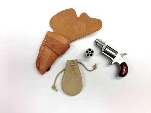 NAA Companion Cap & Ball .22 Cal 5-Shot Revolver, 1.13" Barrel, Rosewood Grip - NAA - 22 REV