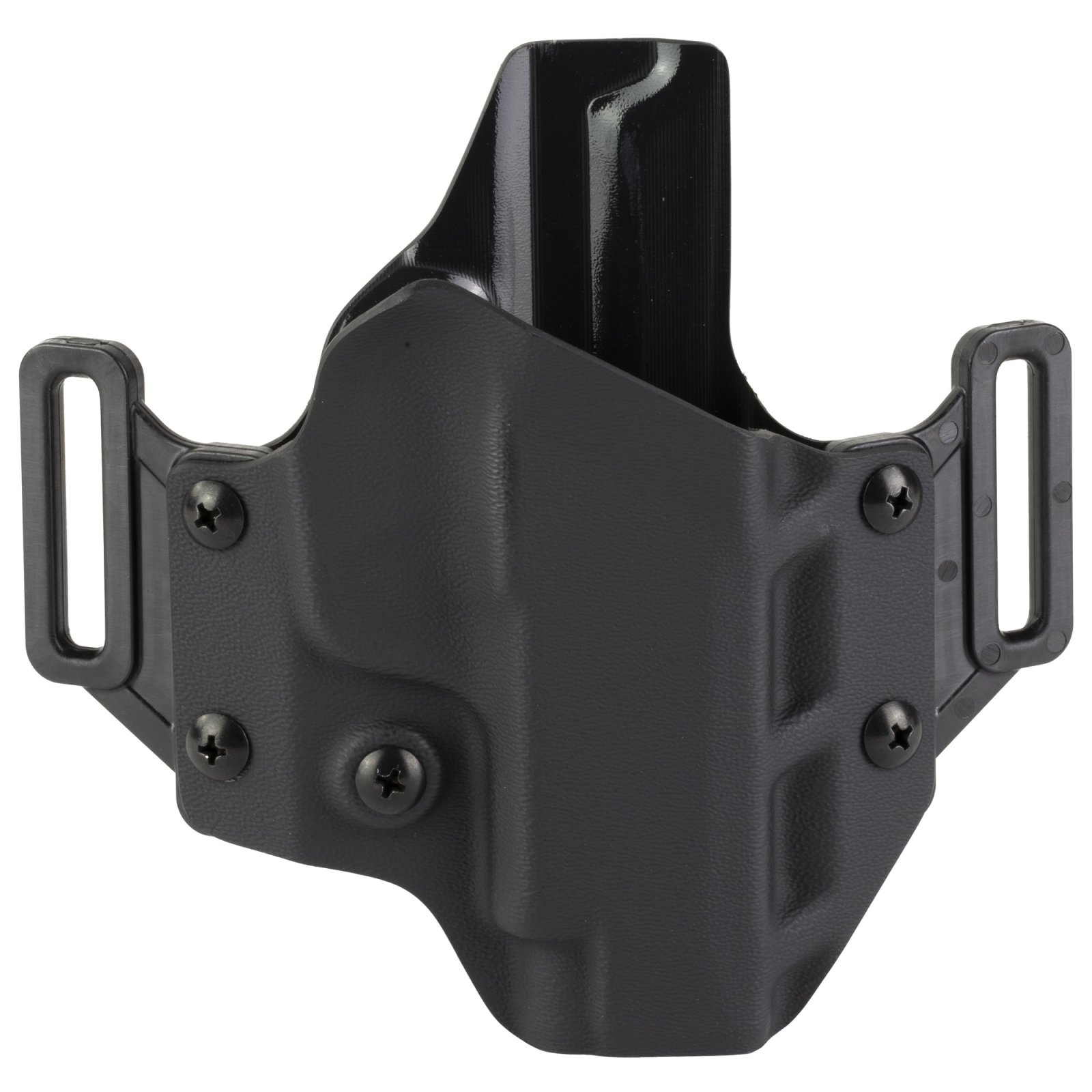 Crucial Concealment 1115 Covert OWB Holster, Kydex, Right Hand, Black - Crucial Concealment