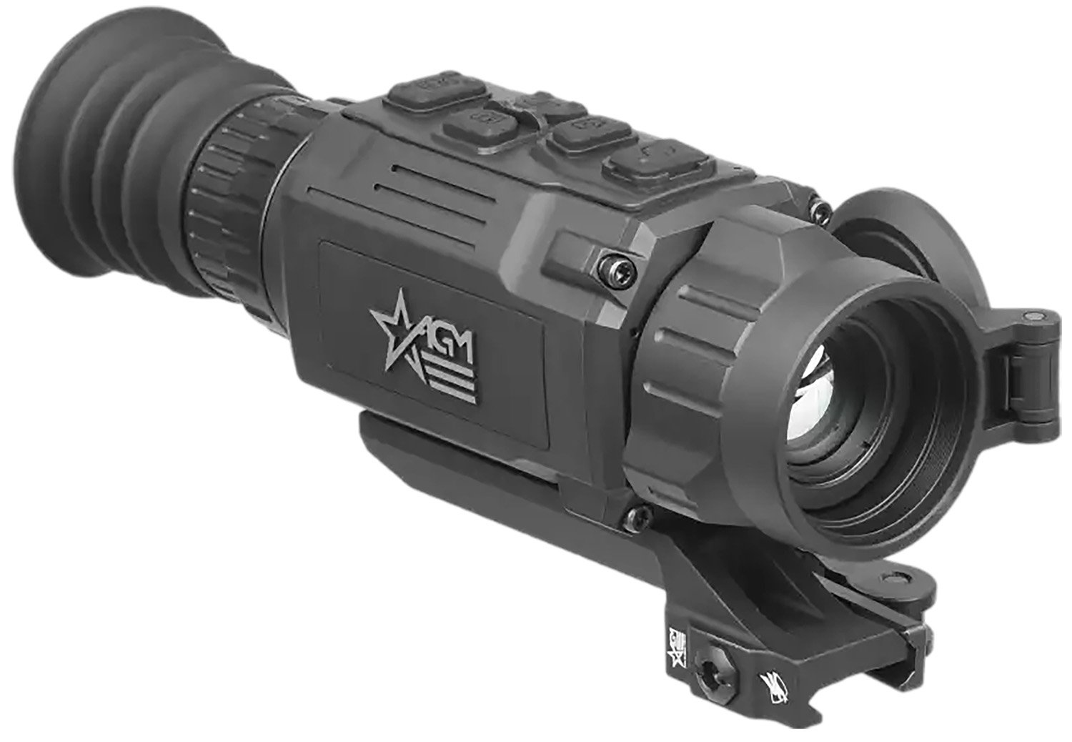 AGM Rattler V2 25-384 Thermal Scope 25mm 384x288 2-16x 50Hz Black - AGM Global Vision - 25MM