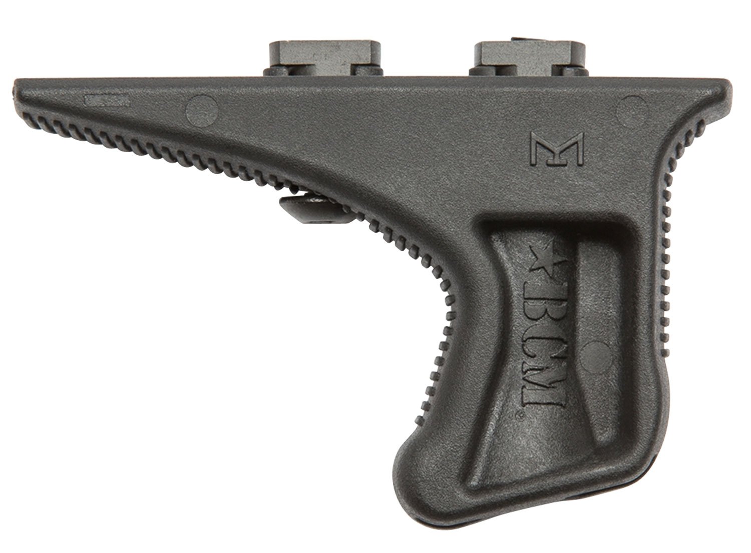Bravo Company BCM-KAG-MCMR-BLK Kinesthetic Angled Grip Black Polymer M-LOK - Bravo Company Manufacturing - BCMGUNFIGHTER