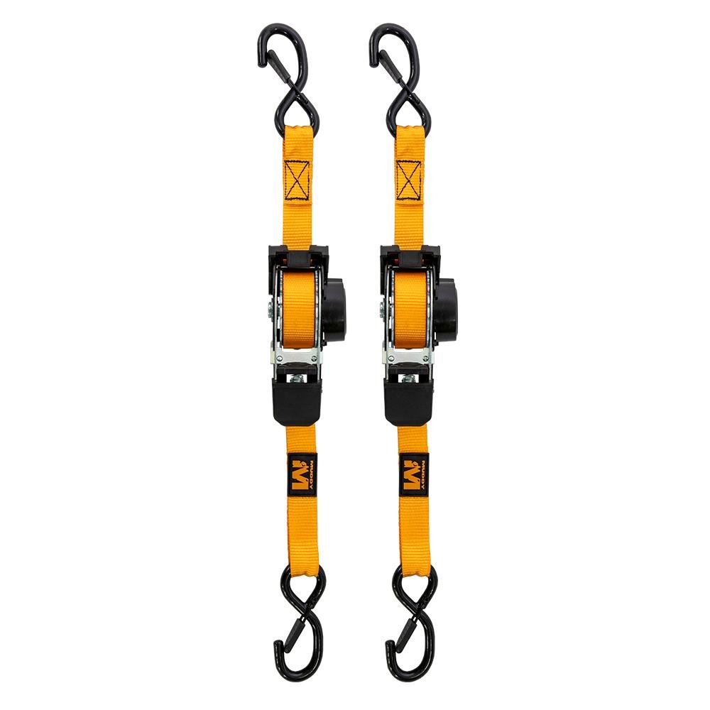 Buy Muddy MUD-RRS10-2PK Retractable Ratchet Straps 1"x10' 2-Pack Orange online