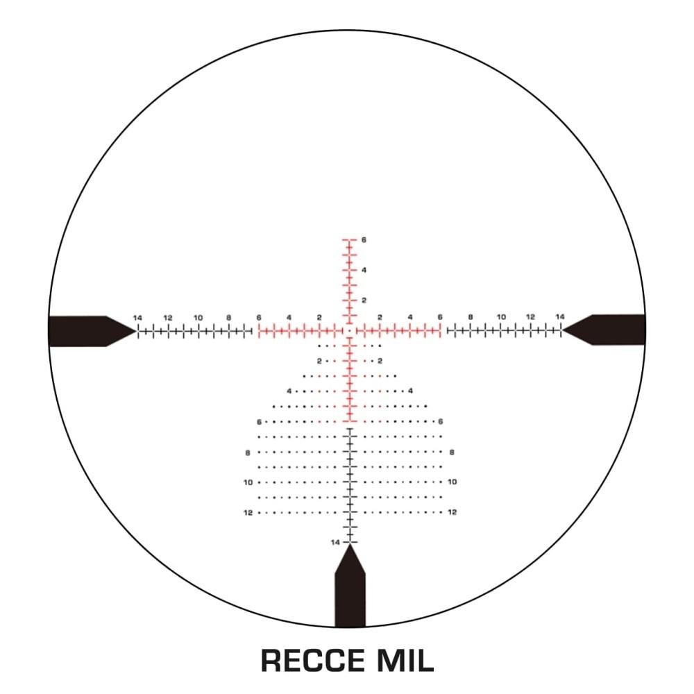 3-15X50MM FFP ILLUMINATED IR MIL RETICLE BLACK