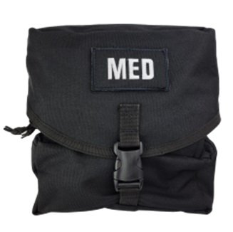 Elite First Aid FA108B-FAK M3 Medic Kit Black with Tri-Fold Design