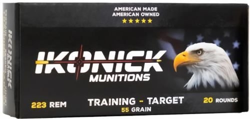 IKONICK USA .223REM 55GR PREMIUM RANGE 20RD BOX/500RD CASE