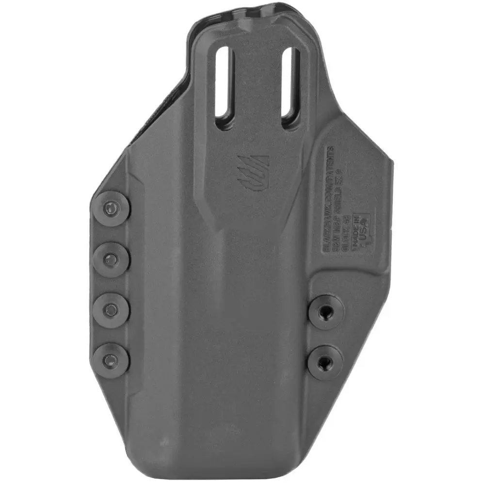 Blackhawk Stache IWB Holster - Glock 48, RH, Black, Base Model, Impact-Reinforced Polymer, Ambidextrous - Blackhawk - BLACK