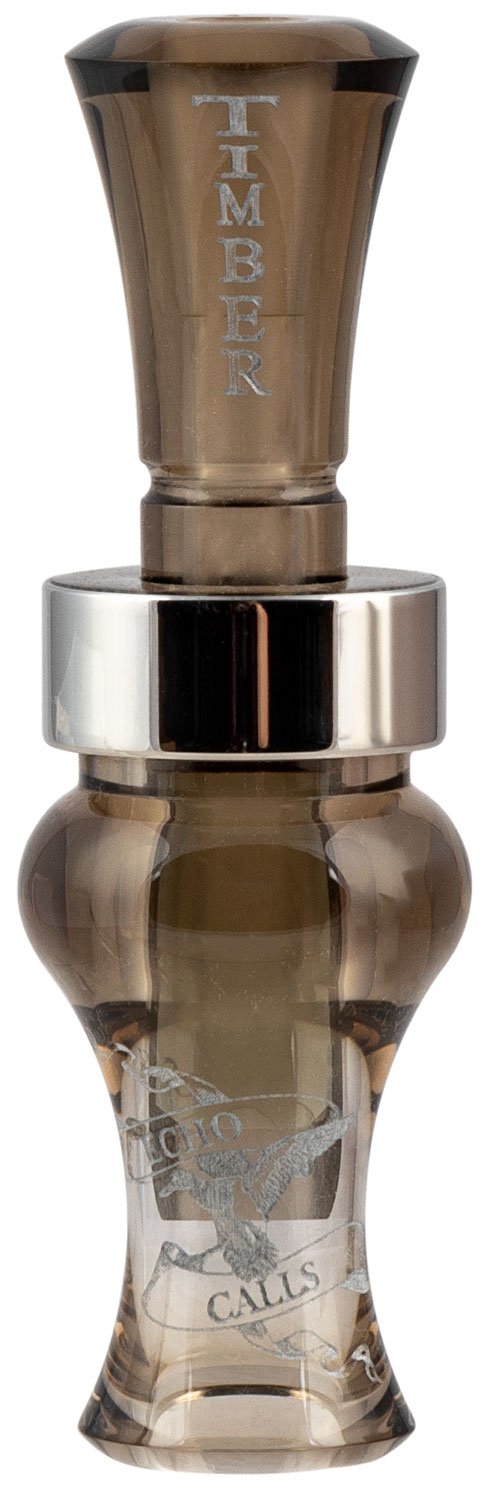 Echo 77730 Timber Duck Call Smoke Gray Acrylic Single Reed Mallard - ECHO - DUCKS