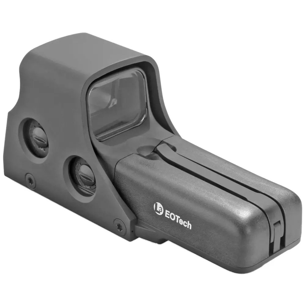 EOTech 552.A65 Holographic Weapon Sight, 68 MOA Ring, 1 MOA Dot, AA Battery, Night Vision Compatible, Submersible, Weaver/MIL-STD-1913 Rail Mount - EOTech - 1.20" X 0.85"