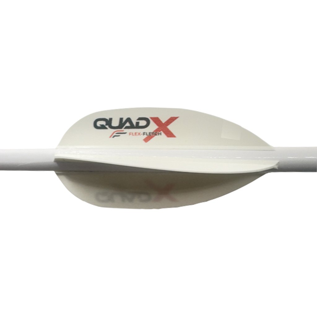 Buy Flex Fletch Quad X Vanes White 50 Pack QUA50WHT online
