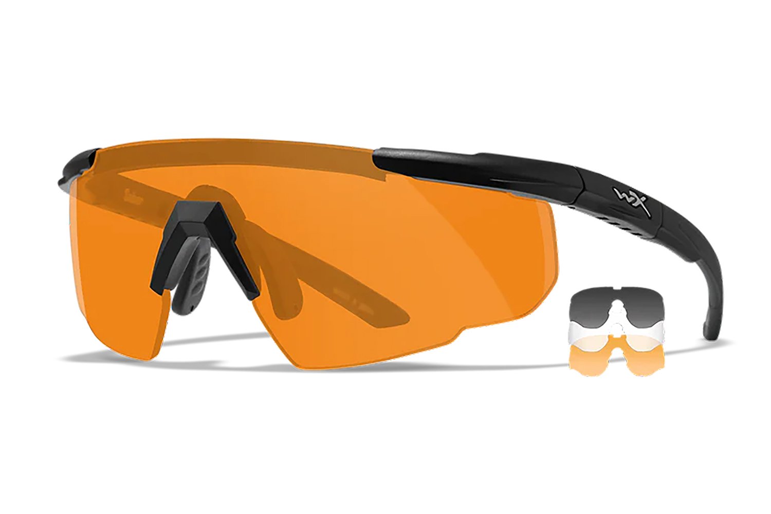 Wiley X 308 Saber Advanced Smoke Gray/Clear/Light Rust Lens...