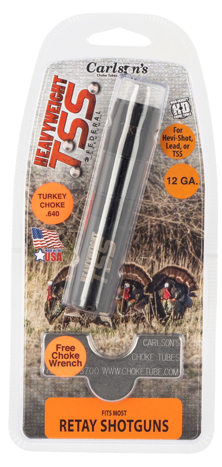 Carlson's 38027 TSS Turkey Choke Tube Retay 12 Gauge .640 Black Steel - Carlson - 12 GAUGE