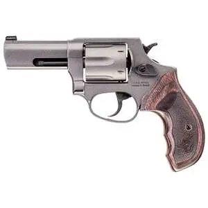 Taurus Defender 856 Lightweight DA/SA Revolver, 38 Special +P, 3-Inch Barrel, 6-Round, Tungsten Cerakote, Altamont Wood Grip, Night Sight - Taurus International Manufacturing, Inc. - 38 Special +P