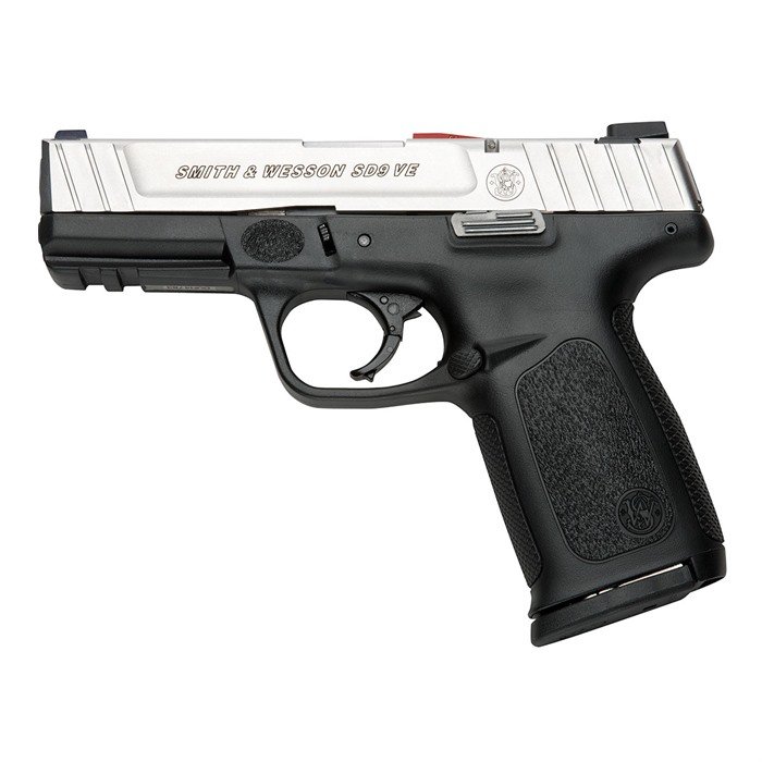 Smith & Wesson 123903 SD VE 9mm 4" 10+1 Black Polymer Stainless Slide