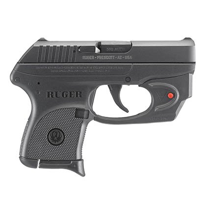 Ruger LCP 380 ACP 2.75" 6+1 Viridian Red Laser Black Oxide Steel Slide - Ruger - 380 ACP