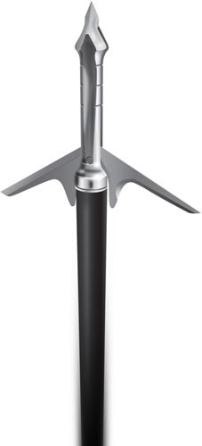 Slick Trick 17STRPTR100 Raptor Trick Broadheads 100gr Stainless Steel 3pk - Slick Trick